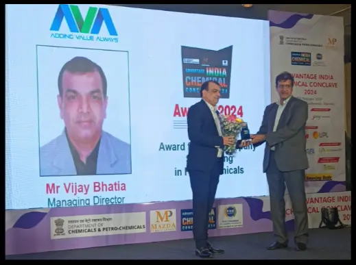 Awarded as Best Company for Specializing in Fine Chemicals
